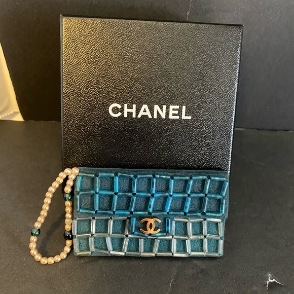 CHANEL Jewelry - Chanel CC logo purse pin brooch